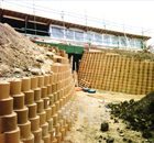 retention wall reinforcement