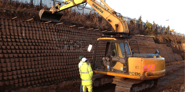 Green Retaining Wall (England)