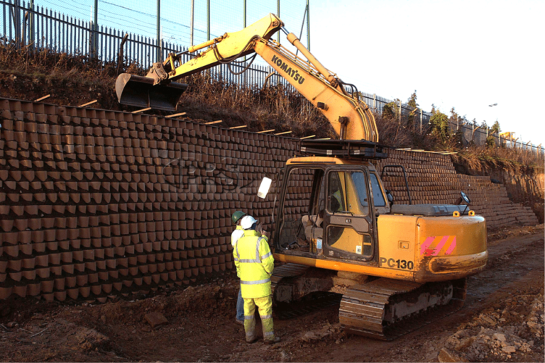 Green Retaining Wall (England)