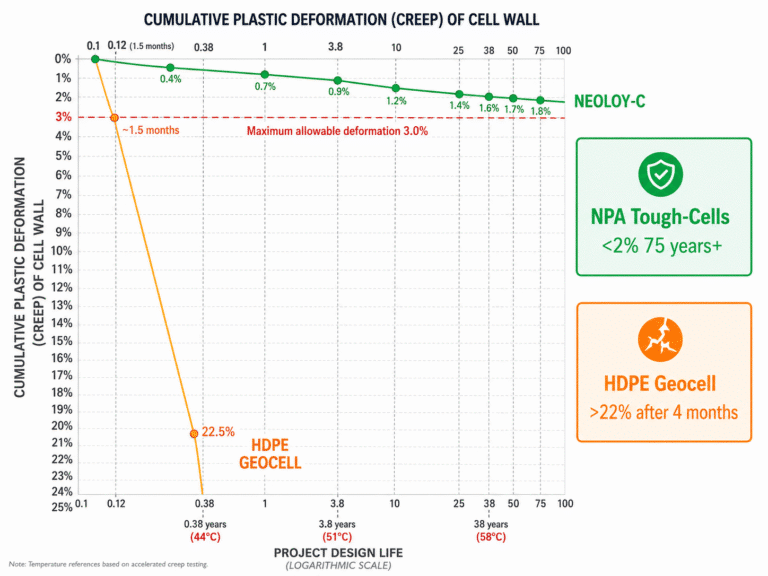 NPA vs HDPE Geocells